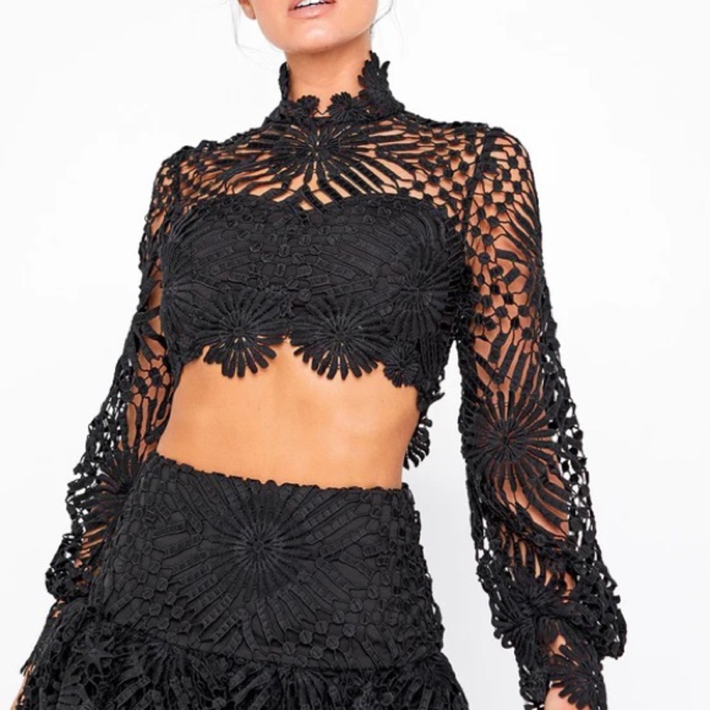 Mossman “In your eyes” Black Lace Top!